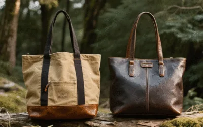 Waxed Canvas Tote Bag Vs. Leather Tote Bag: What’S The Difference?
