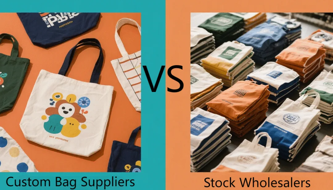 Custom Bag Suppliers Vs. Stock Wholesalers – Which One Is Right For You