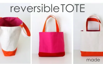 What is a reversible tote?