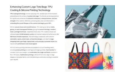 Best 5 TPU Tote Bag Factories in the US