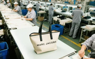 Where is Marc Jacobs tote bag manufactured?