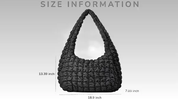 custom Quilted Tote Bag