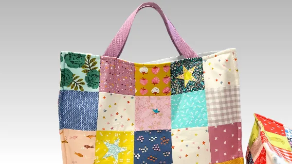 custom Quilted Tote Bag