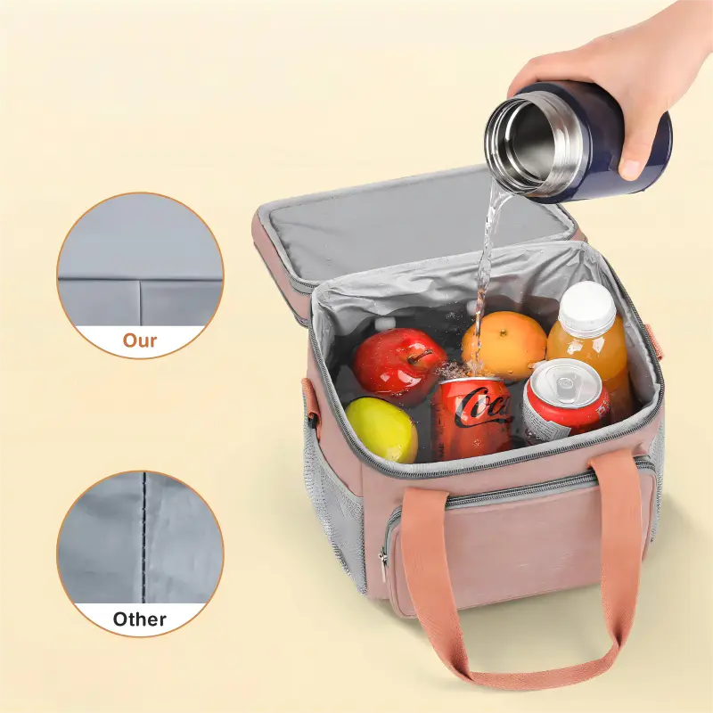 Layered design and mesh pocket configuration 1