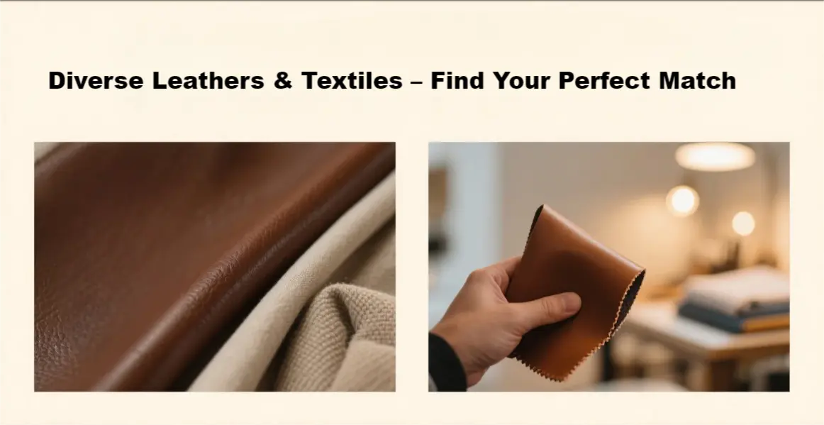 leatehr and fabric