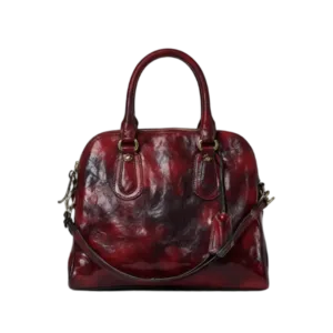 Custom Corrected Grain Leather Handbag