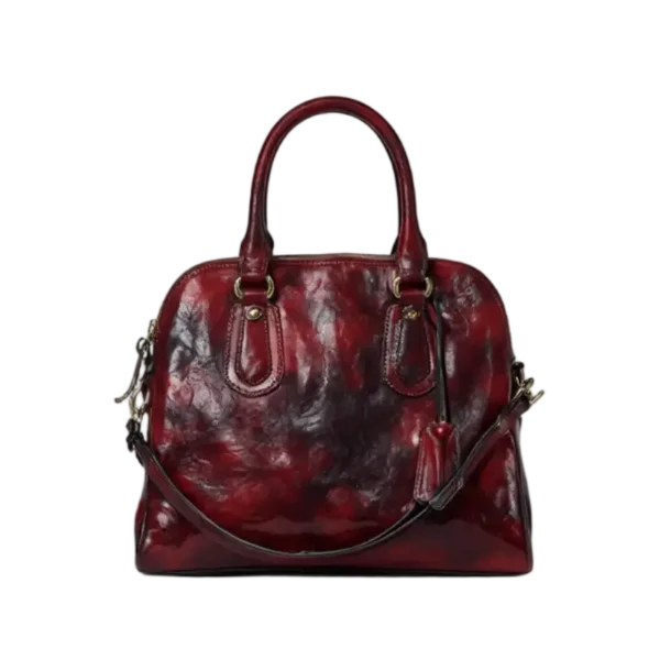 Custom Corrected Grain Leather Handbag