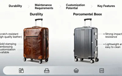 Leather vs Polycarbonate Custom Luggage: Which Lasts Longer