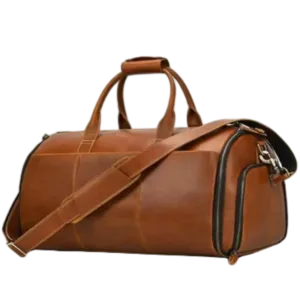 Recycled Leather Travel Bag