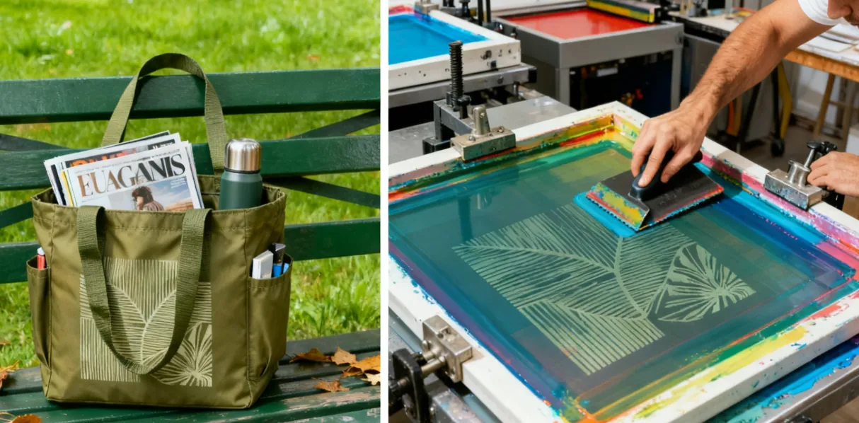 Silk Screen Printing Perfect Tote Silk Screen Printing Perfect Tote