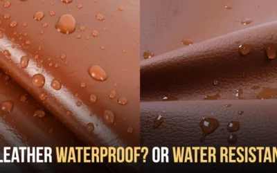 Waterproof Vs Water-Resistant Leather: Key Differences