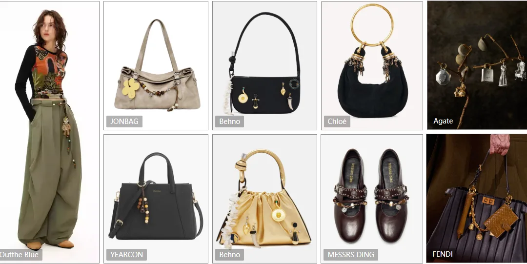 2027 Spring/Summer Bag Charm Trends Forecast for Brands & Manufacturers