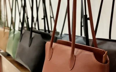 what makes a leather bag look high-end