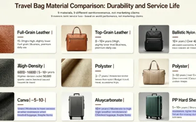 How Material Selection Impacts The Lifespan Of A Travel Bag